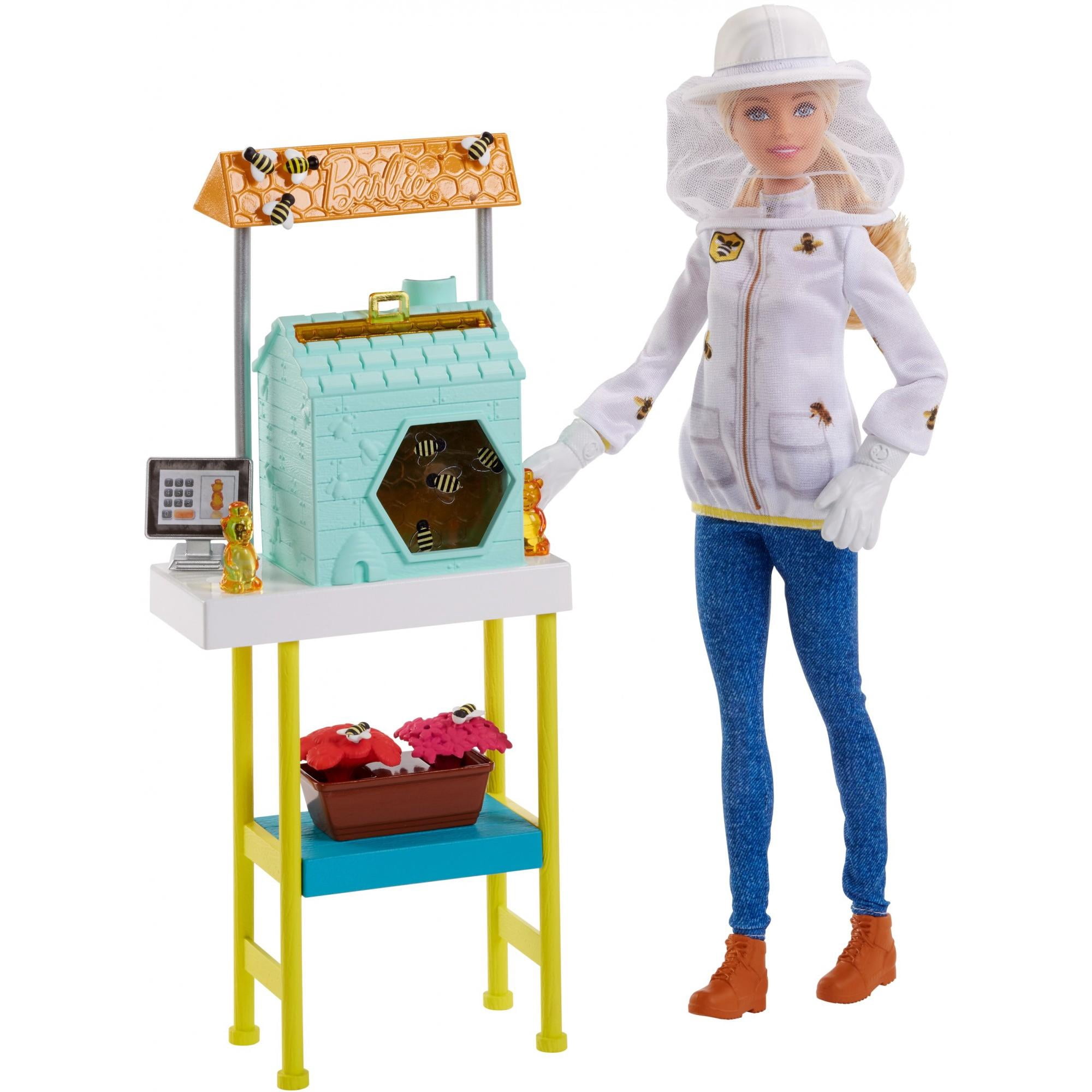 Barbie Career Beekeeper Playset, Blond
