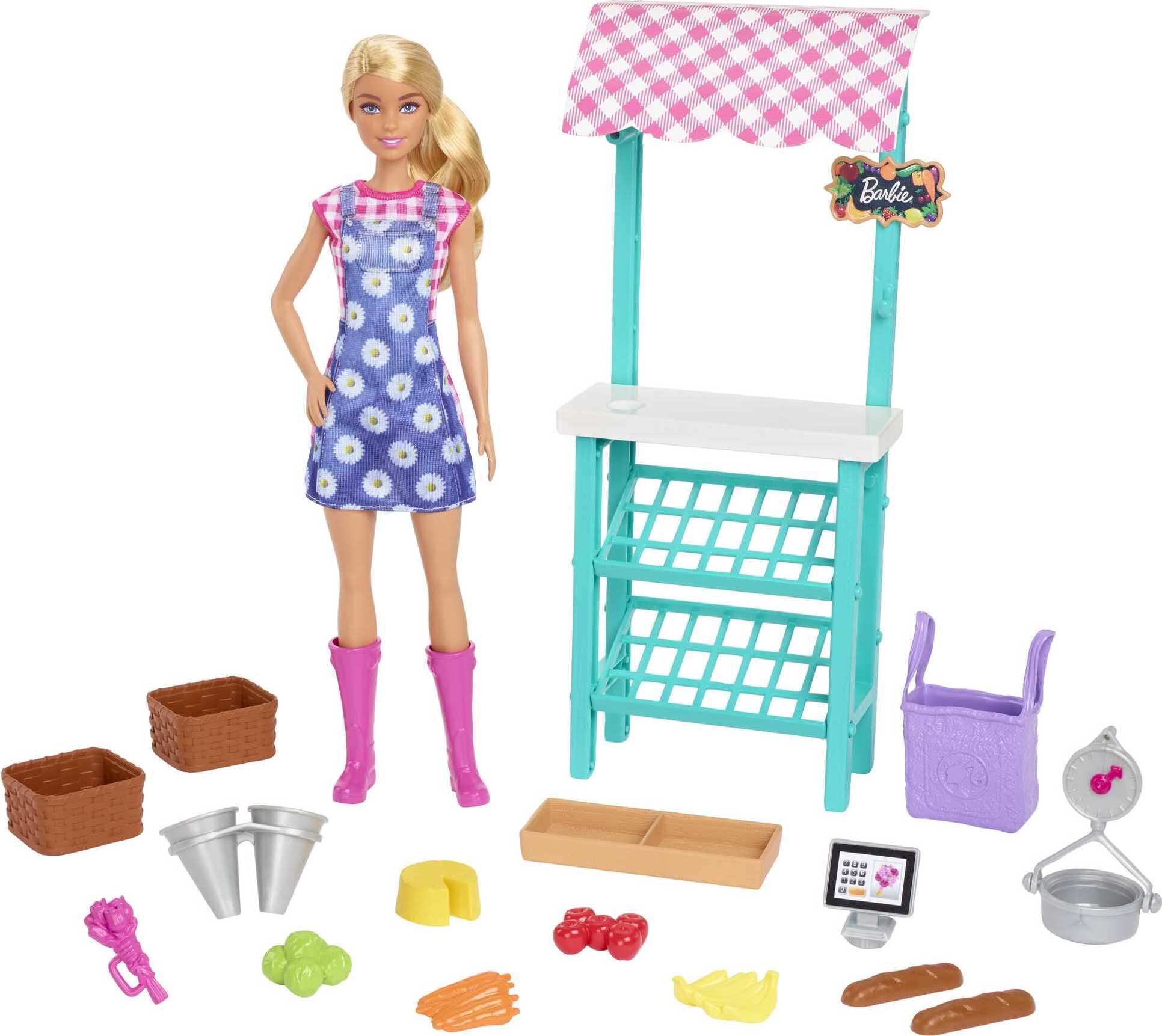 Barbie Fashion Doll & Smoothie Bar Playset with Fruit & Blender Accessories,  Blonde Hair - Yahoo Shopping