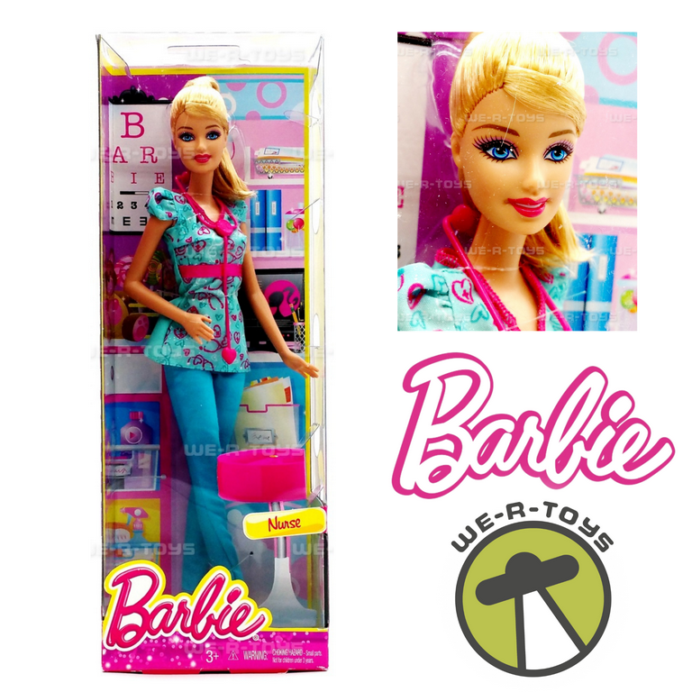 Barbie Careers Nurse Doll 2013 Mattel BDT23