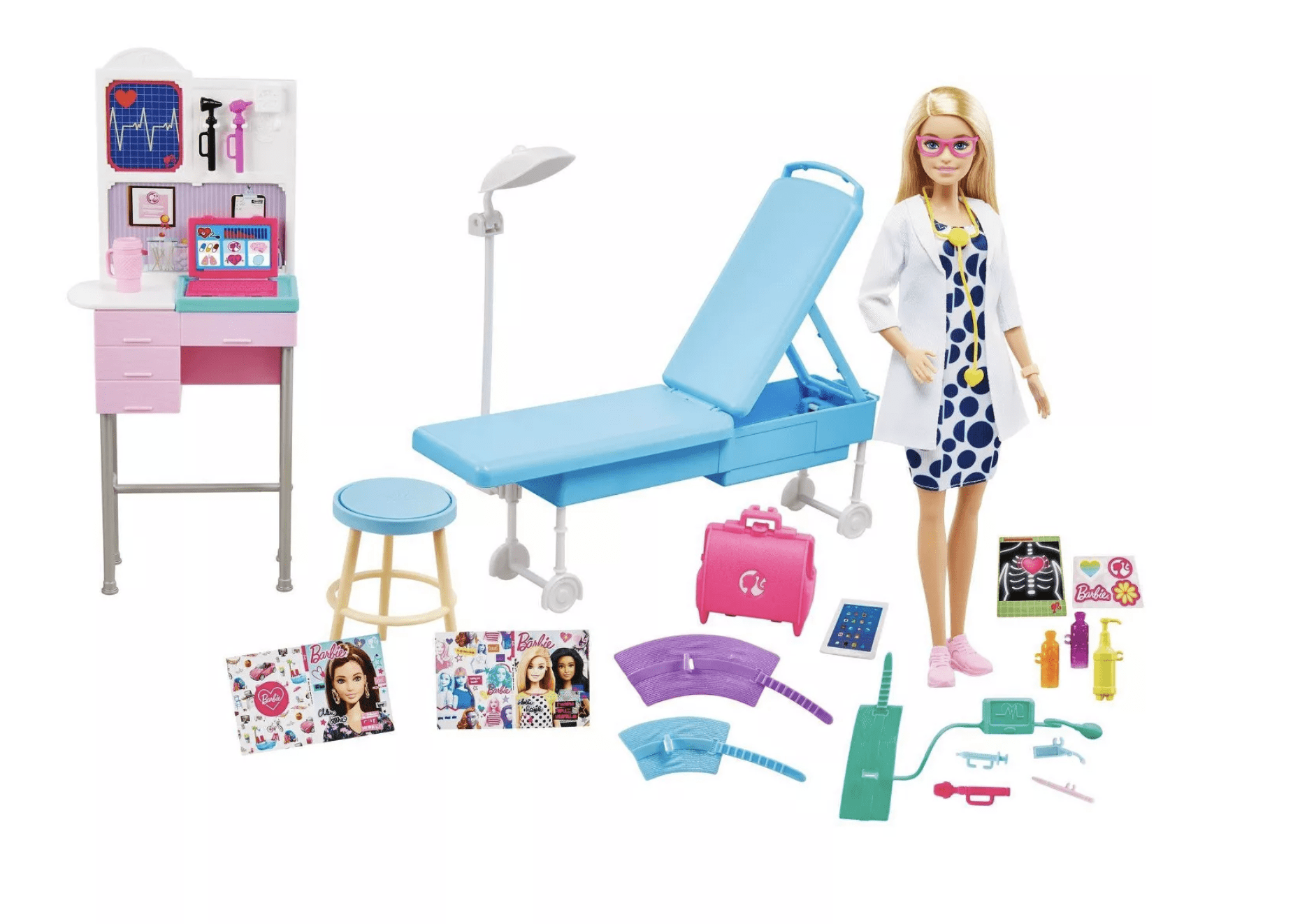 Barbie Medical Doctor Doll Playset with Accessories Toy Walmart