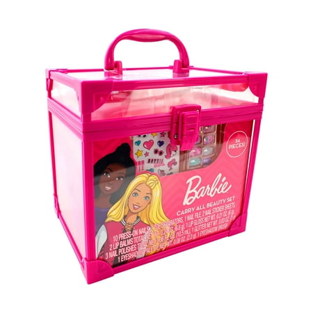 Barbie Carry All Beauty Set, 24 Pieces