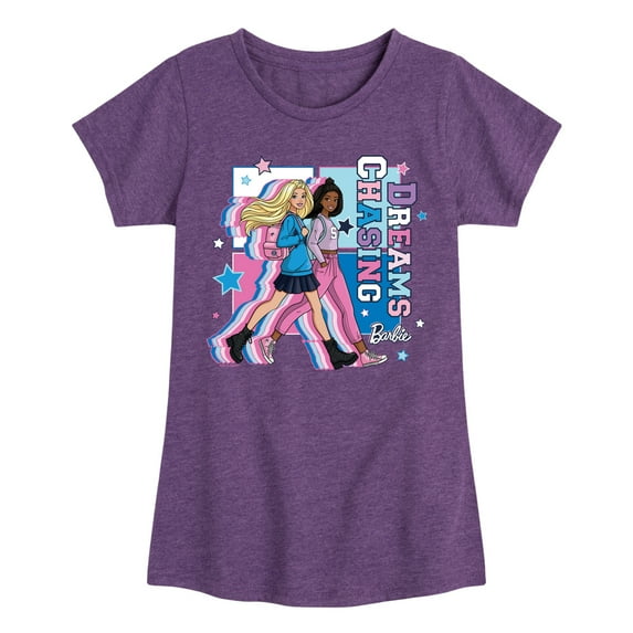 Barbie - Chasing Dreams - Toddler & Youth Girls Short Sleeve Graphic T-Shirt