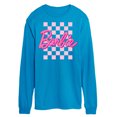 thumbnail image 1 of Barbie - Checkered Logo - Men's Long Sleeve T-Shirt, 1 of 1