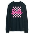 thumbnail image 1 of Barbie - Checkered Logo - Men's Long Sleeve T-Shirt, 1 of 5