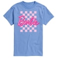 thumbnail image 1 of Barbie - Checkered Logo - Men's Short Sleeve Graphic T-Shirt, 1 of 5