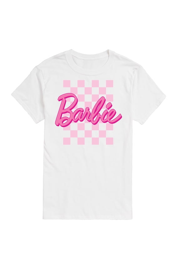 - Checkered Logo - Men's Short Sleeve Graphic T-Shirt