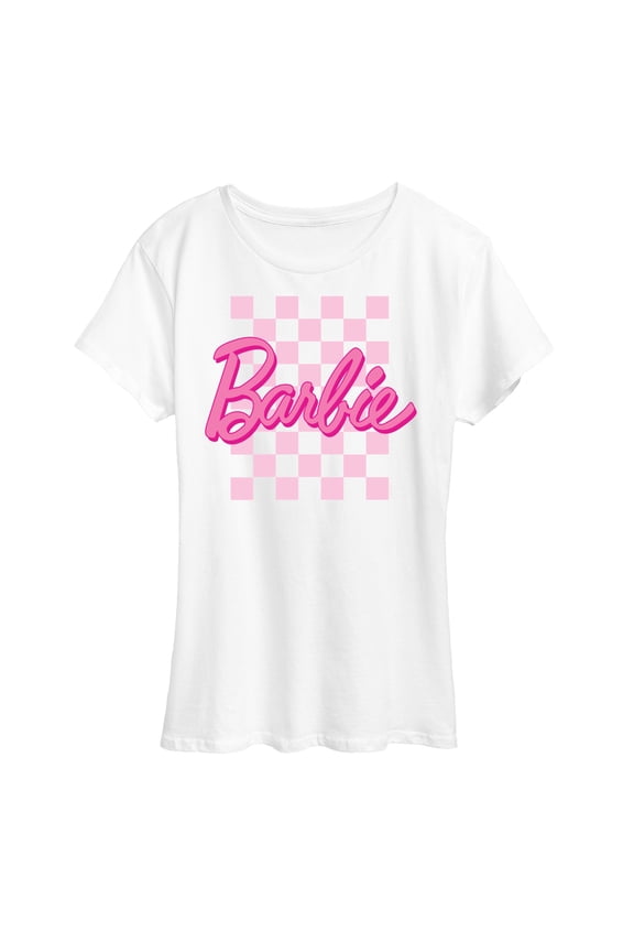 - Checkered Logo - Women's Short Sleeve Graphic T-Shirt