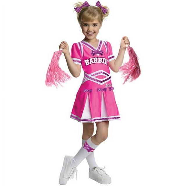 Barbie Cheerleader Girl Halloween Costum - Walmart.com