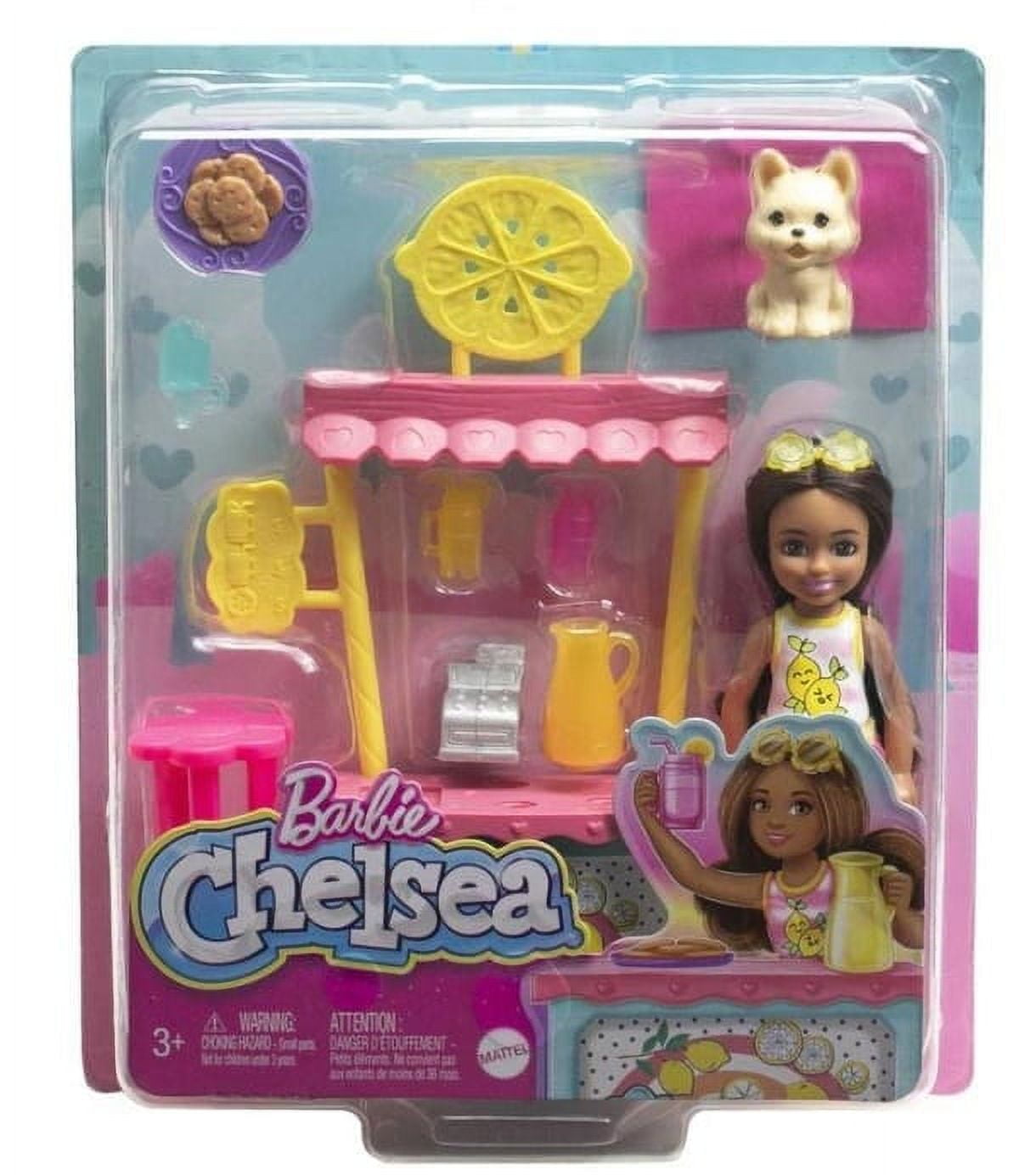 Barbie Chelsea Age over Lemonade Stand and Doll, Yellow