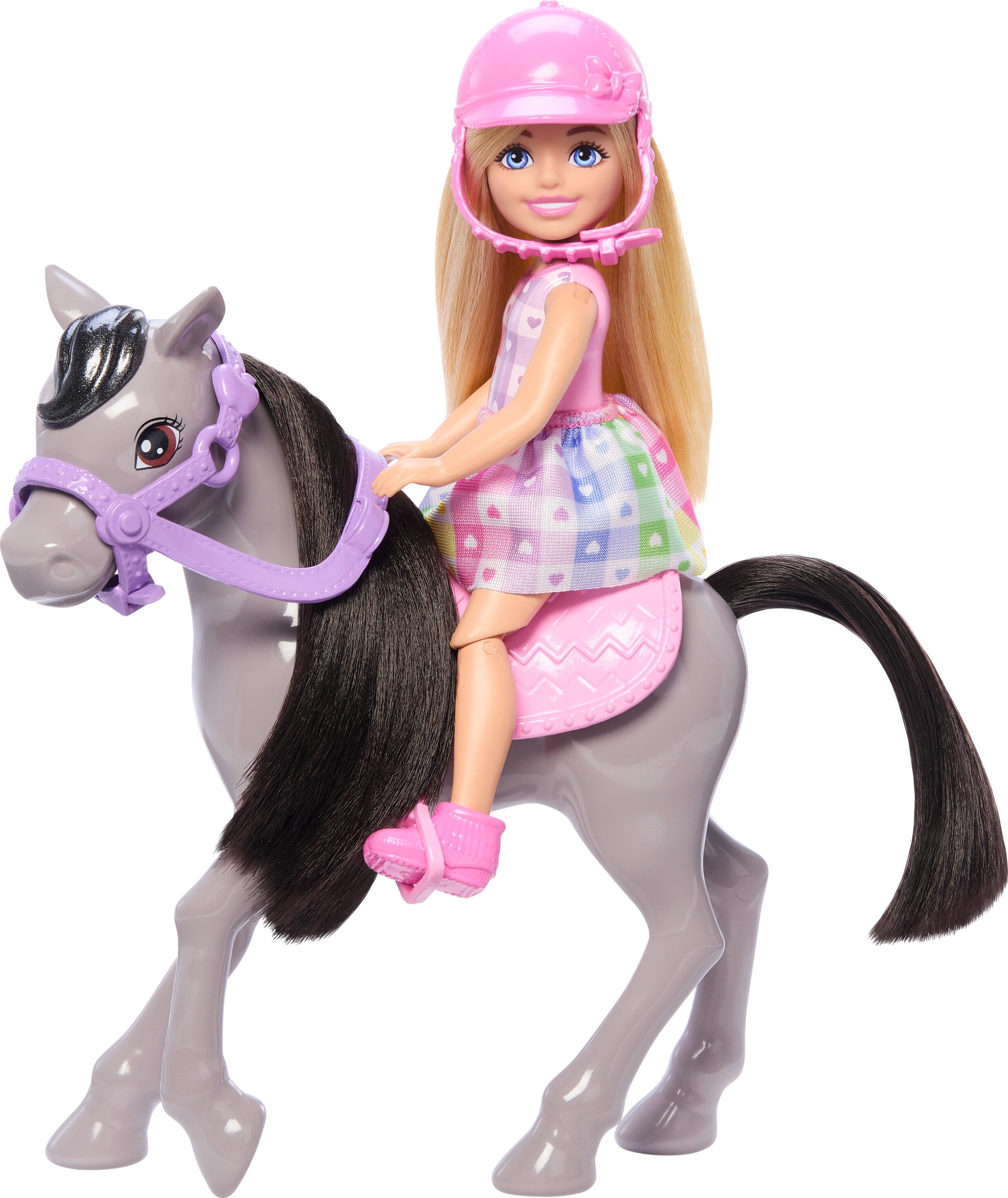 Barbie Chelsea Doll Horse Toy Set Includes Helmet Accessory Multicolor 5.91 in Walmart
