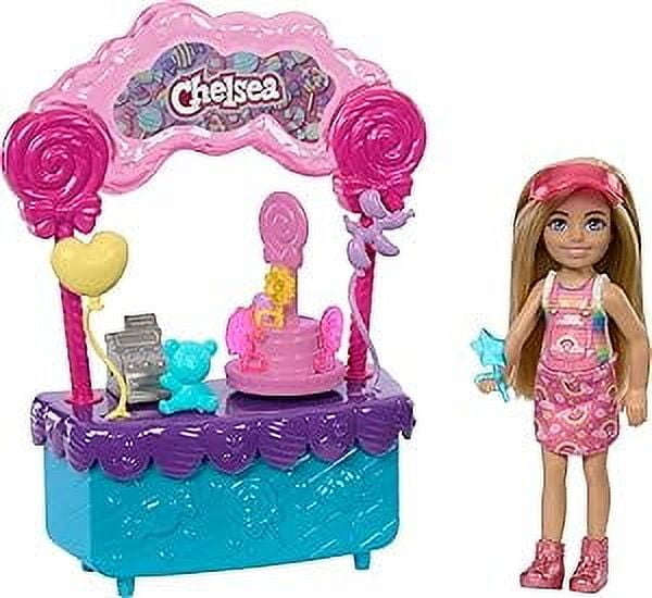 Barbie Chelsea Doll Lollipop Stand Playset with Accessories, 10 - Main Image