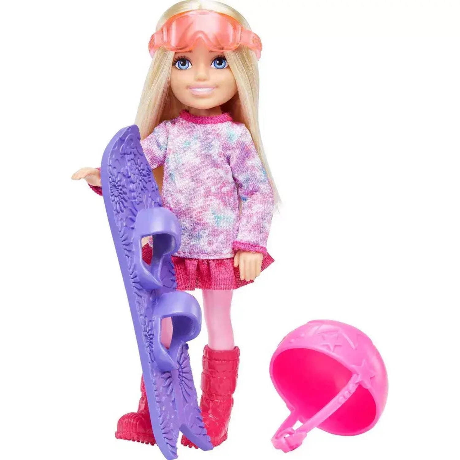 Barbie Chelsea Winter Snowboarder Doll: Kids Play Toy - Walmart.com