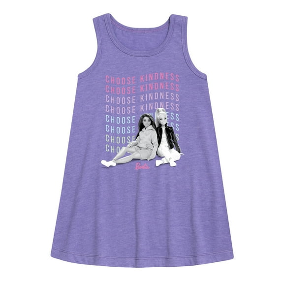 Barbie - Choose Kindness - Toddler and Youth Girls A-line Dress