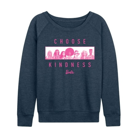 Barbie - Choose Kindness - Women's Lightweight French Terry Long Sleeve Shirt