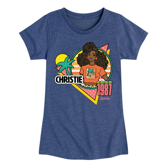 Barbie - Christie 1987 - Girls Fitted Short Sleeve Graphic T-Shirt