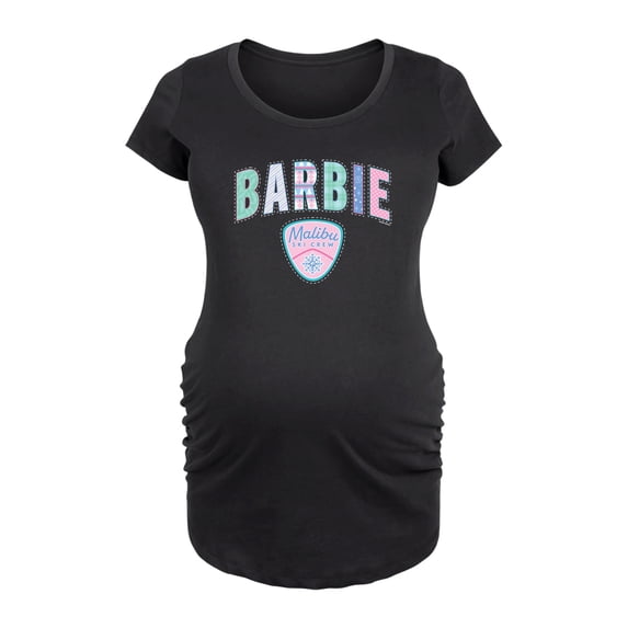 Barbie - Christmas Pattern - Women's Maternity Scoop Neck Graphic T-Shirt