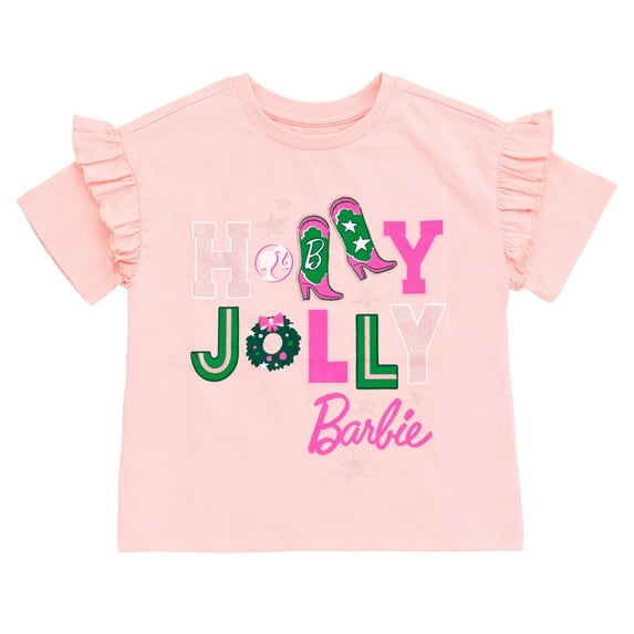 Barbie Christmas T-Shirt Toddler to Big Kid