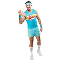 Barbie Classic 80's Exercise Ken Costume for Adults by Rubies, Men's Medium
