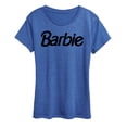 thumbnail image 1 of Barbie - Classic Black Logo - Women's Short Sleeve Graphic T-Shirt, 1 of 4