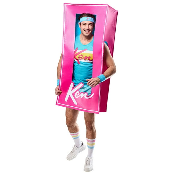 Barbie Classic Ken Life-Size Doll Box Costume for Adults by Rubies, Men's One Size