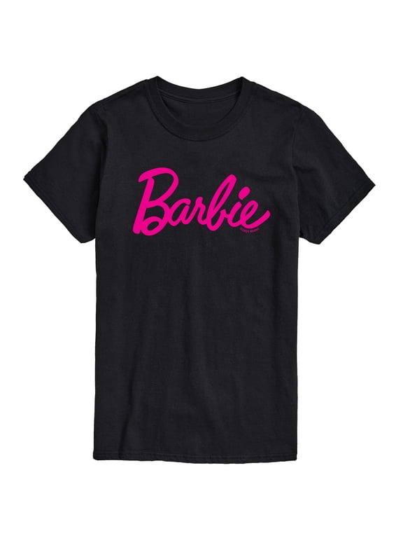 - Classic Pink Logo Men's Short Sleeve Graphic T-Shirt