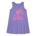 thumbnail image 1 of Barbie - Classic Logo Pink - Toddler and Youth Girls A-line Dress, 1 of 3