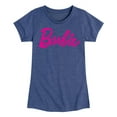 thumbnail image 1 of Barbie - Classic Logo - Toddler And Youth Girls Short Sleeve Graphic T-Shirt, 1 of 5