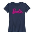 thumbnail image 1 of Barbie - Classic Logo - Women's Short Sleeve Graphic T-Shirt - Casual Fit - Sizes SM through 4X, 1 of 4