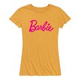 thumbnail image 1 of Barbie - Classic Logo - Women's Short Sleeve Graphic T-Shirt - Casual Fit - Sizes SM through 4X, 1 of 3