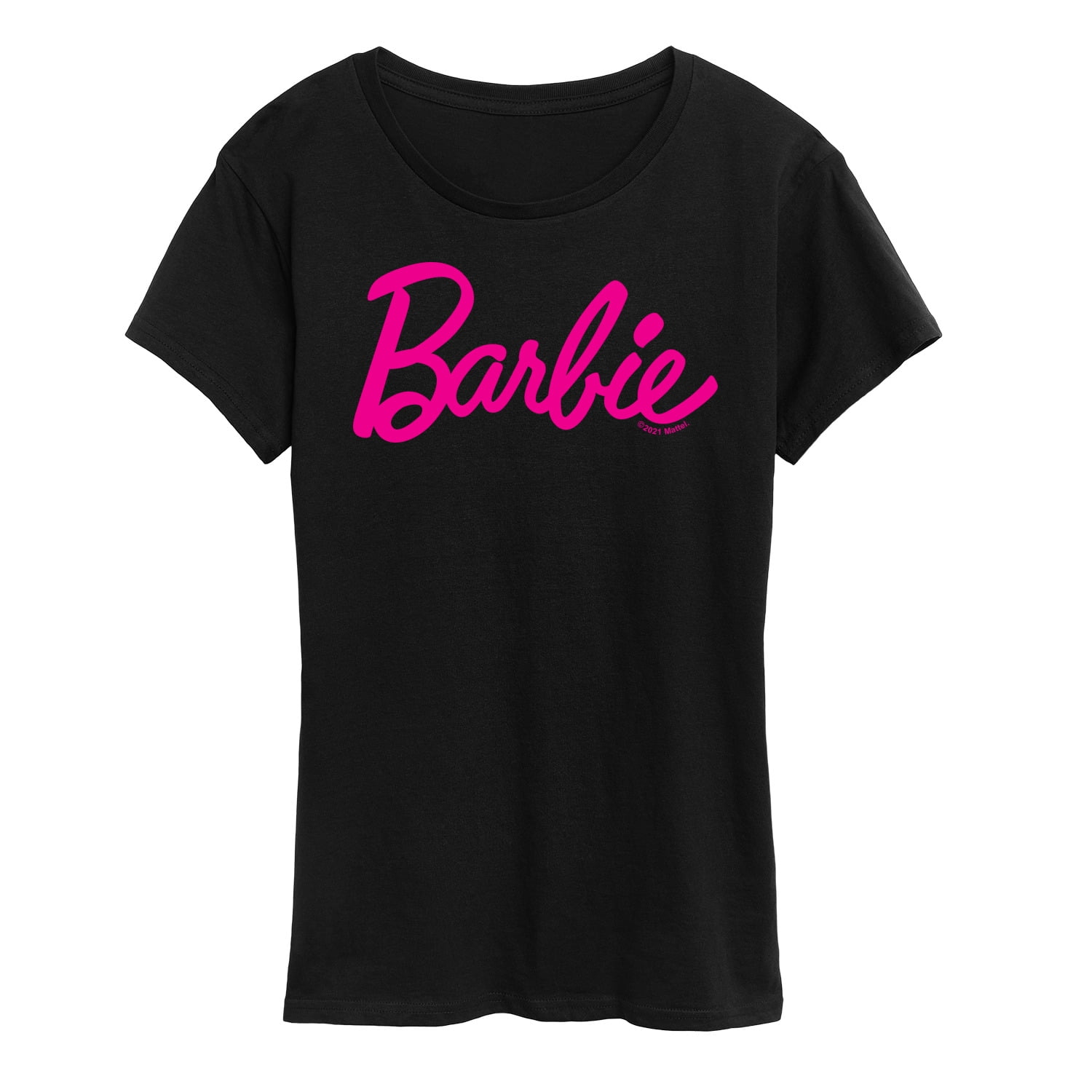 Barbie - Classic Logo - Women's Short Sleeve Graphic T-Shirt - Casual ...