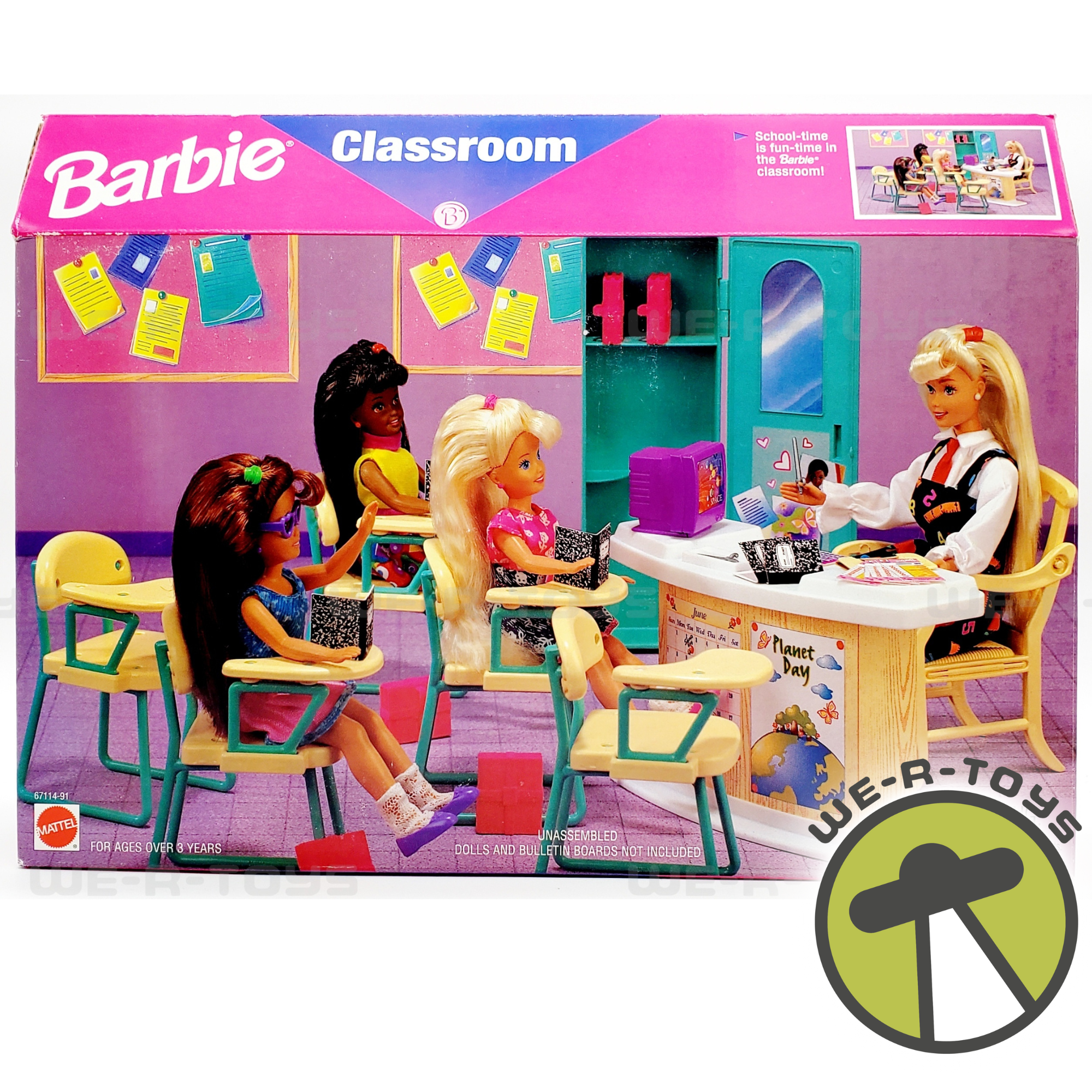 Barbie Classroom Playset 1996 Mattel 67114