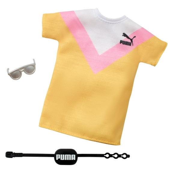 Barbie Clothes: Puma Branded Outfit For Barbie Doll With 2 Accessories