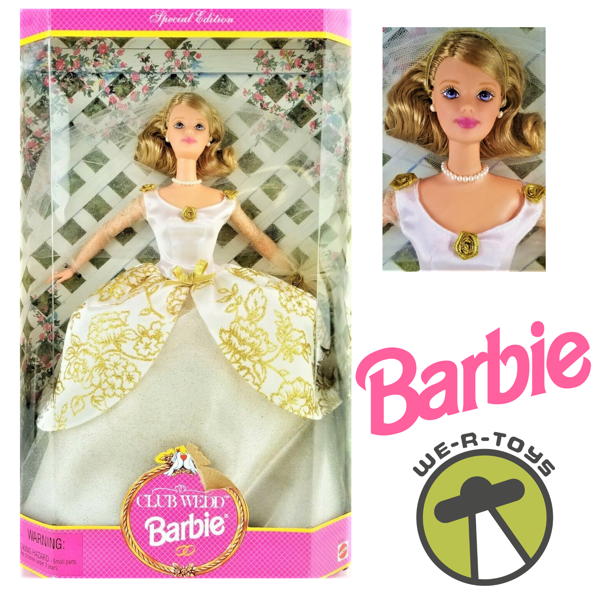 1997Club Wedd バービー　ブロンド Barbie Club Wedd Special Edition Blonde Doll Toy, 1997 with Full