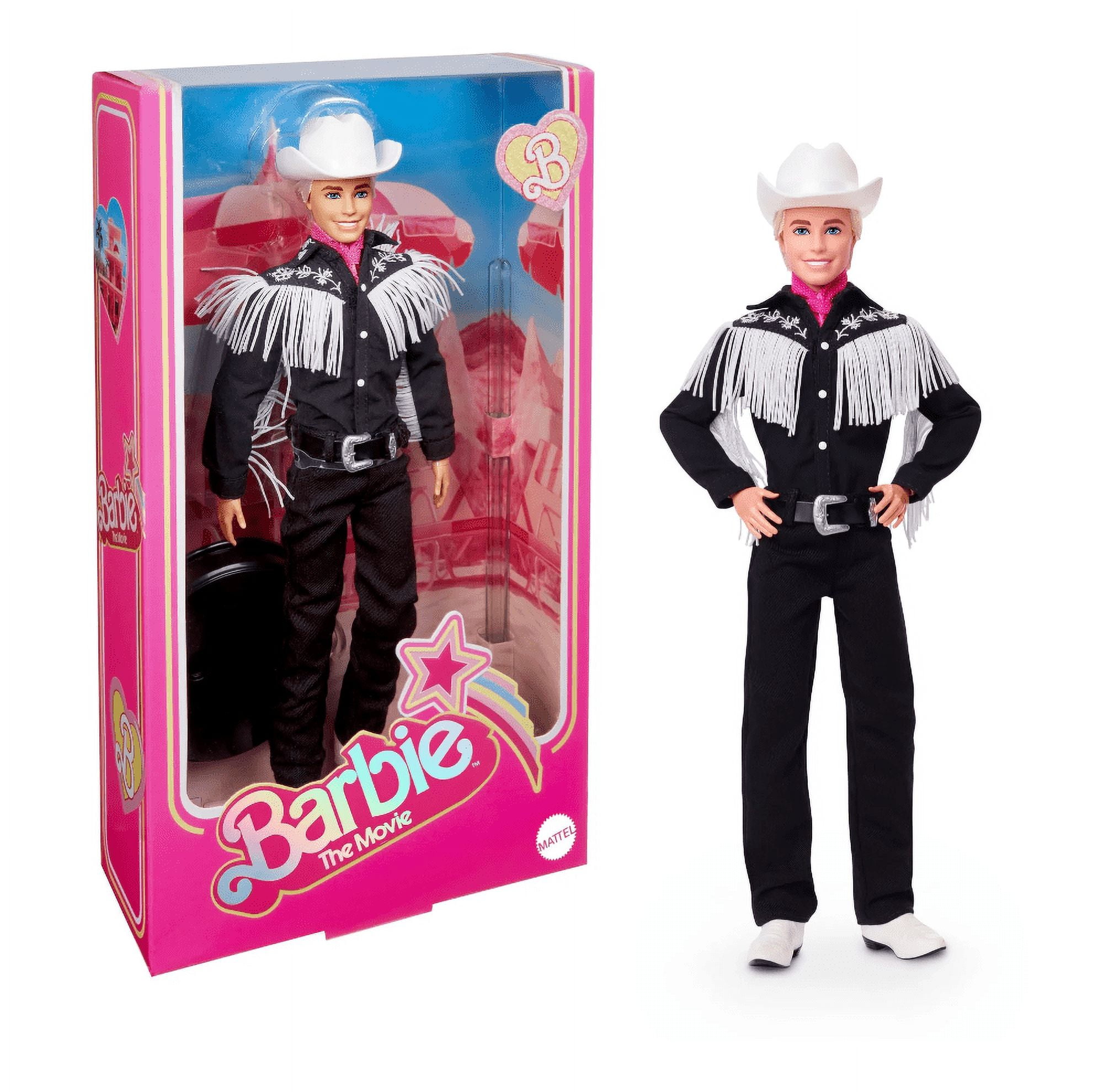 Barbie Movie Collectible Ken Doll: Posable Vintage Western Outfit