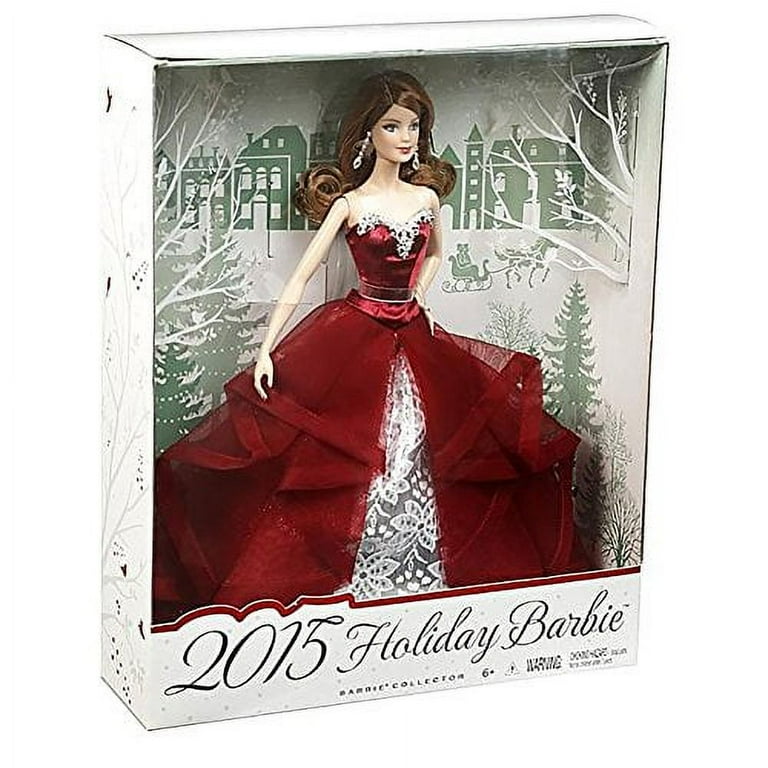Barbie Collector 2015 Holiday Doll Auburn Walmart