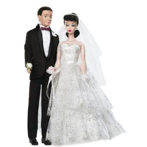 Wedding Day Barbie and Ken Doll Giftset 50th Anniversary 2009 Mattel P6750