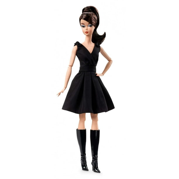 Barbie Collector Fashion Model Doll with Classic Black Dress - Walmart.com