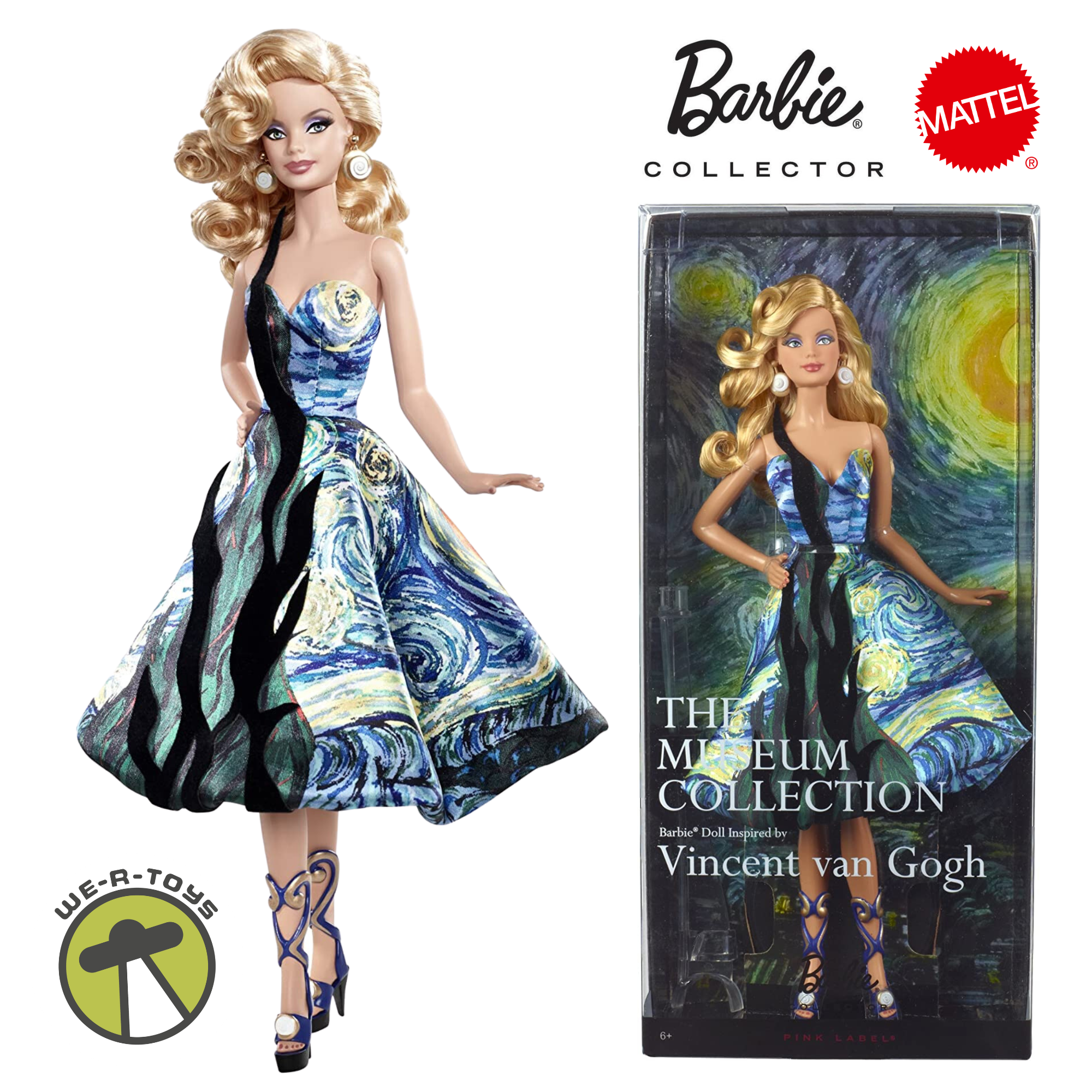 Barbie Collector Museum Collection Van Gogh Doll - Walmart.com