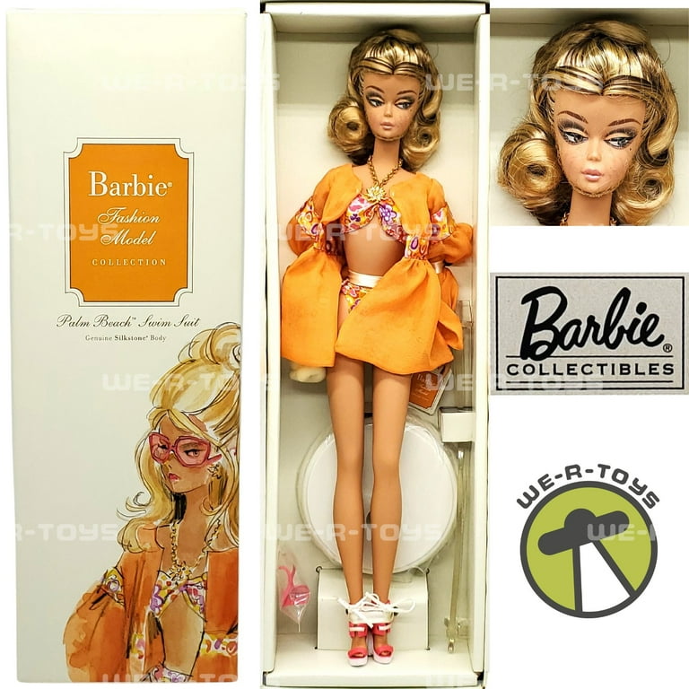 シルクストーンBarbie Barbie Collector Palm Beach Swim Suit Doll - Walmart.com
