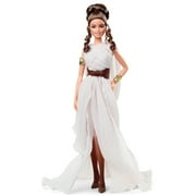 Barbie Collector Star Wars Rey X Barbie Doll Wearing Gown And Accessories