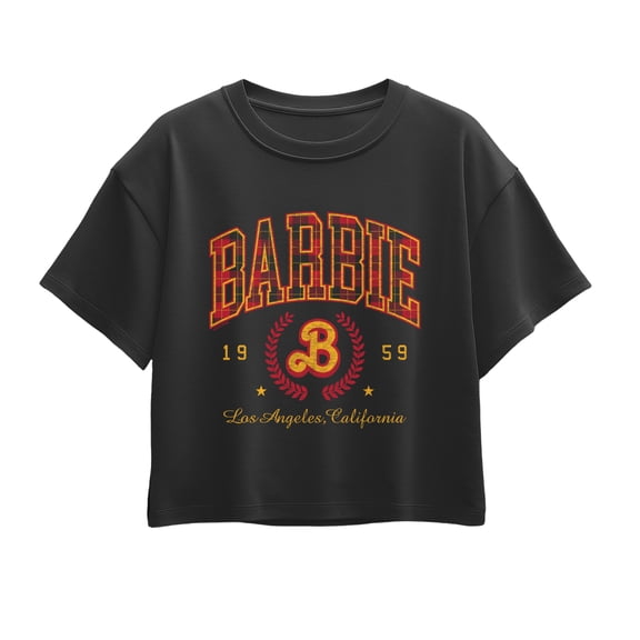 Barbie - Collegiate Prep Xmas - Youth Girls Boxy T-Shirt
