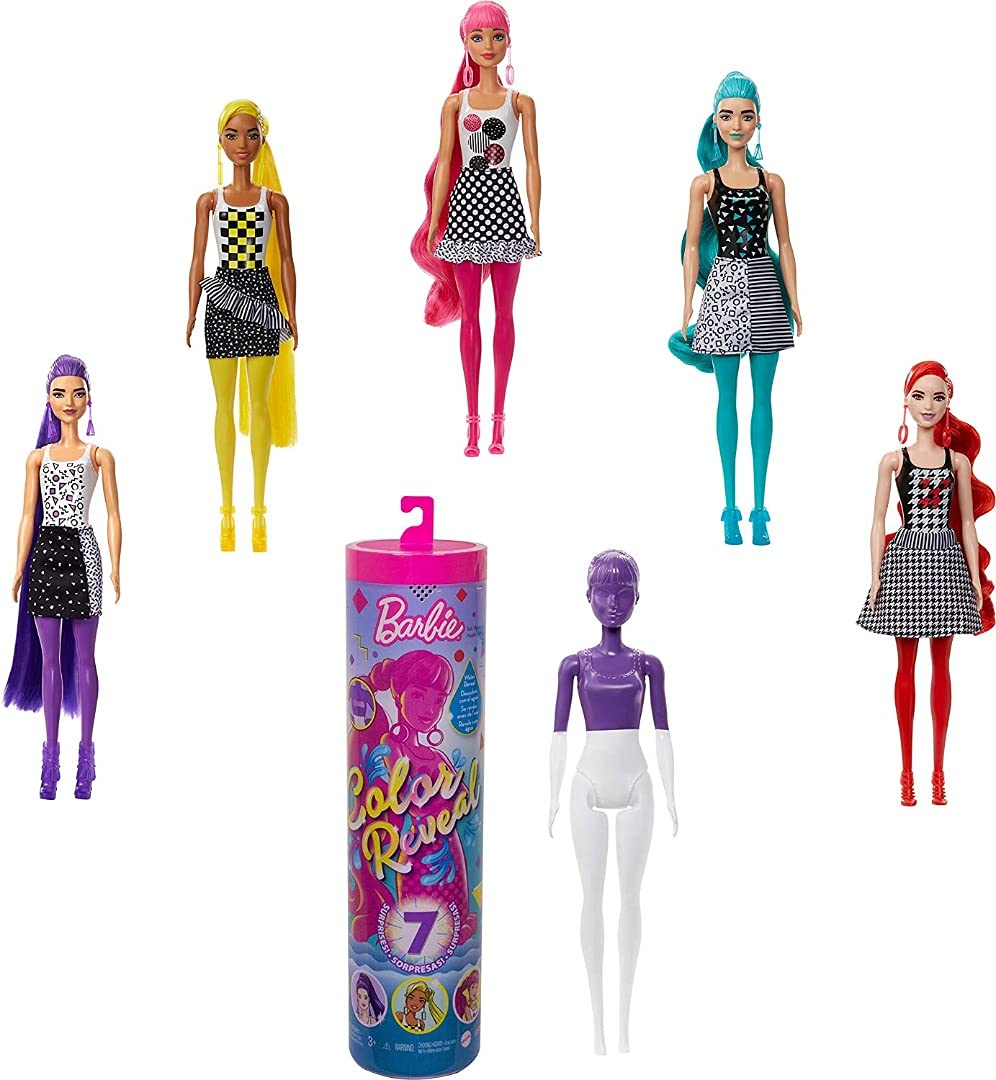 Barbie Color Reveal Doll with 7 Surprises - image 1 of 8
