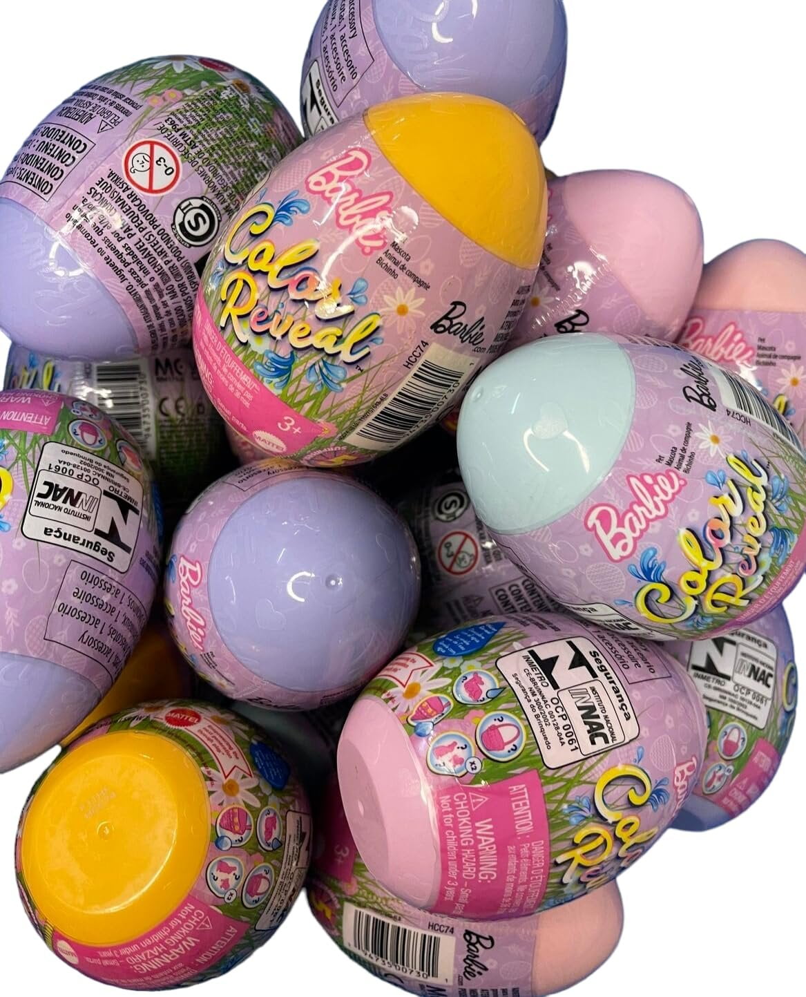 Random Surprise Barbie Color Reveal Pets Surprises Pack of 3 Random Eggs - Walmart.com