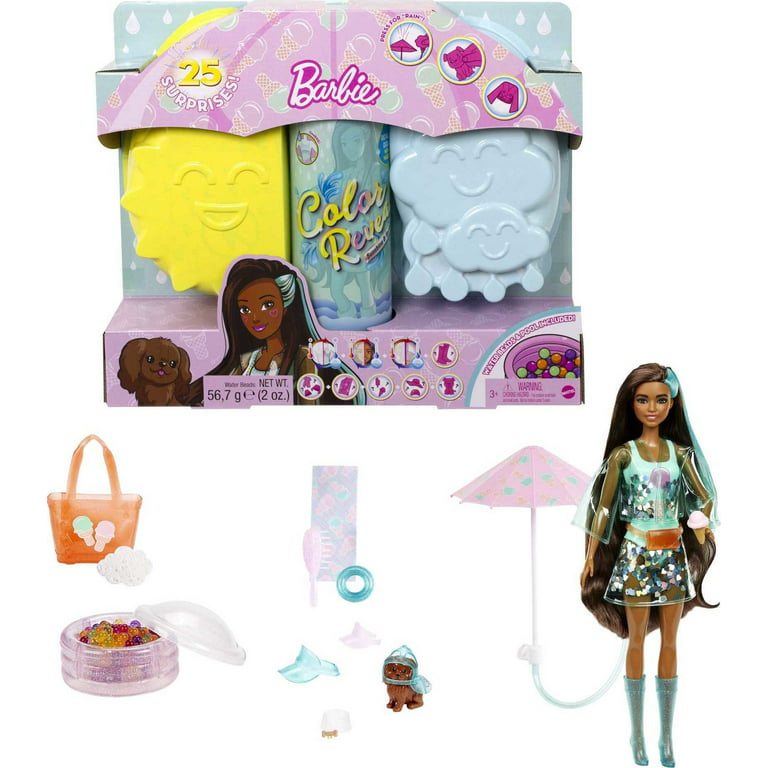 Barbie Color Reveal Sunshine & Sprinkles Doll & Accessories, Ice Cream  Theme, 25 Surprises 