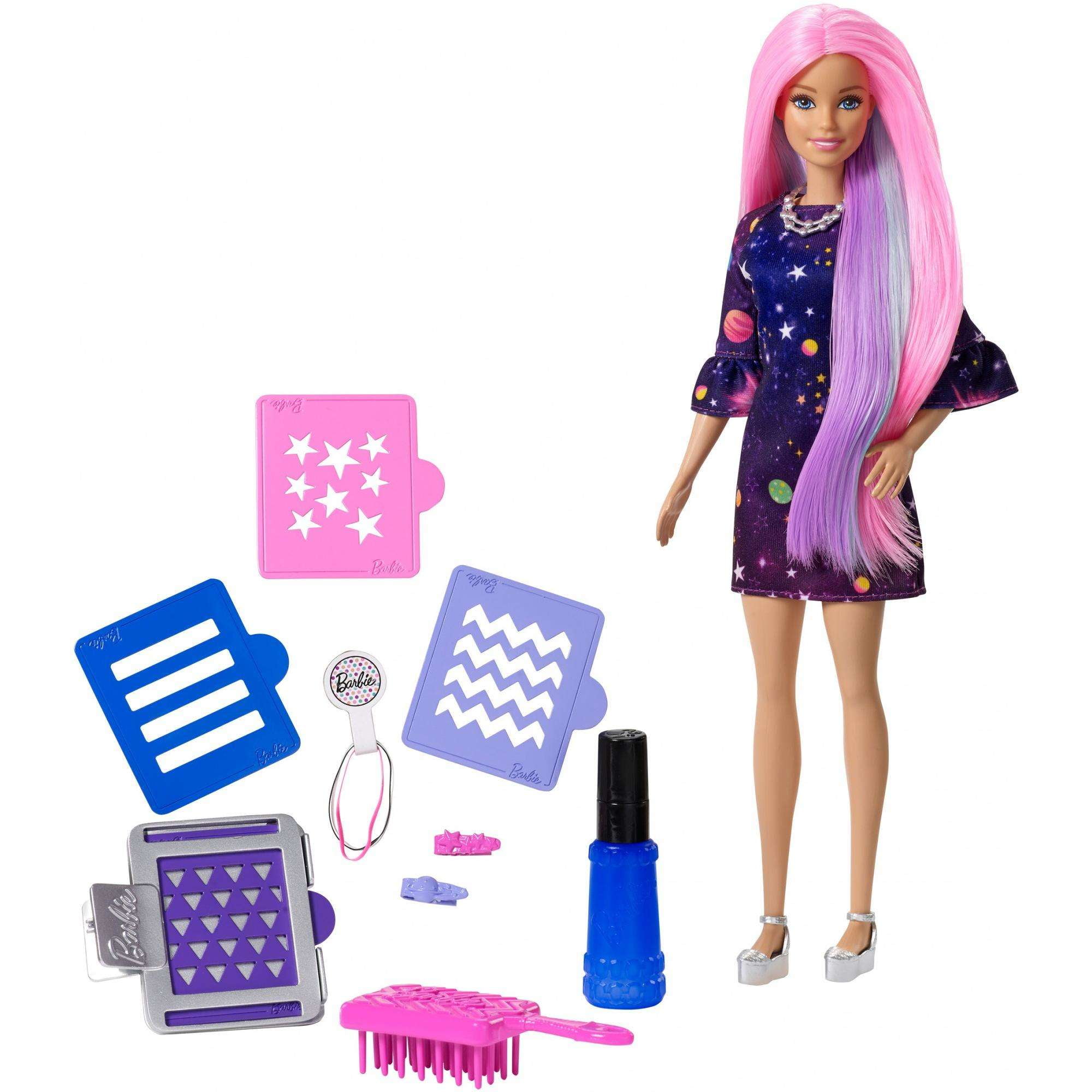 Create Barbie House with Surprise Characters coloring page