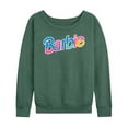 thumbnail image 1 of Barbie - Colorful Logo - Women's Lightweight French Terry Long Sleeve Shirt, 1 of 4
