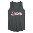 thumbnail image 1 of Barbie - Colorful Logo - Women's Racerback Tank Top, 1 of 4