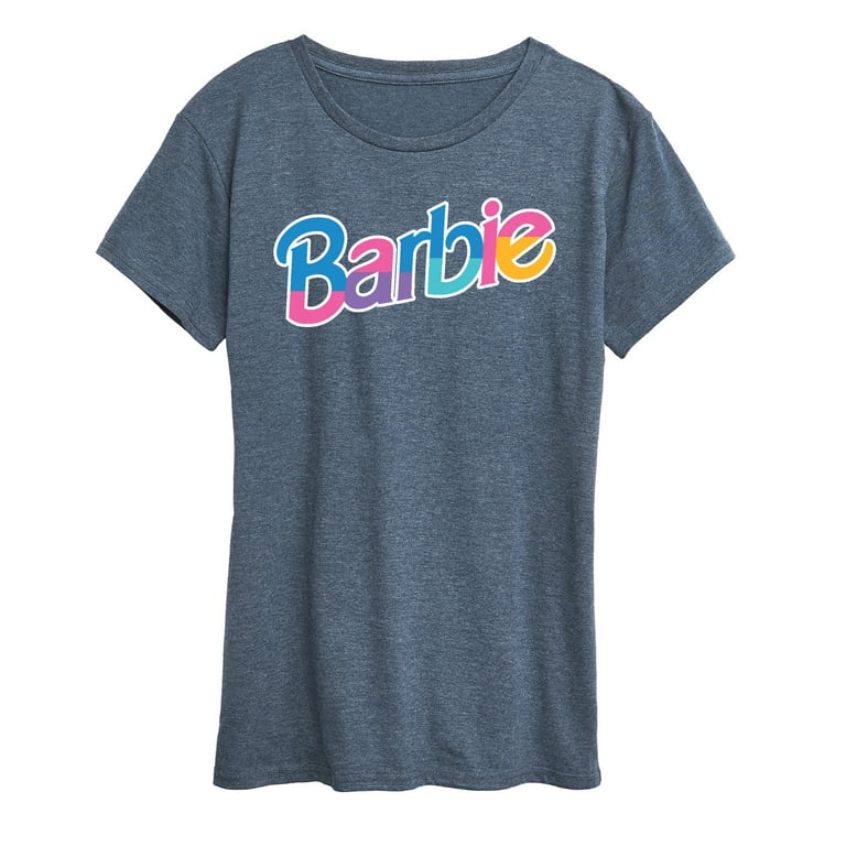 barbie-colorful-pattern-women-s-short-sleeve-graphic-t-shirt-walmart-com