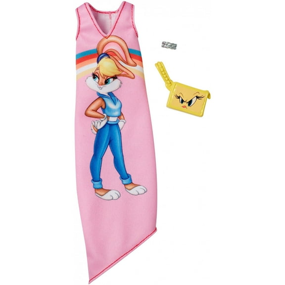 Barbie Complete Looks Looney Tunes Lola Bunny Dress with Accessories