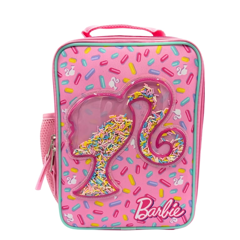 Barbie Confetti Cutie Reusable Insulated Lunch Bag with Padded